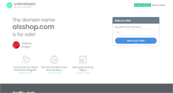 Desktop Screenshot of alsshop.com